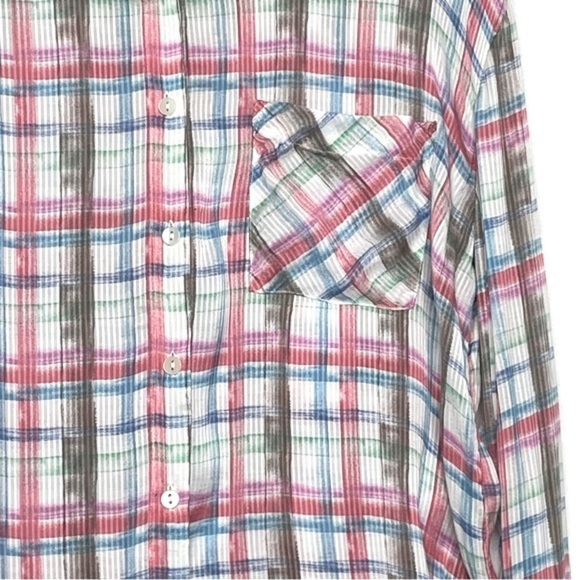 Free People No Limits Plaid Button down Shirt - Picture 7 of 13